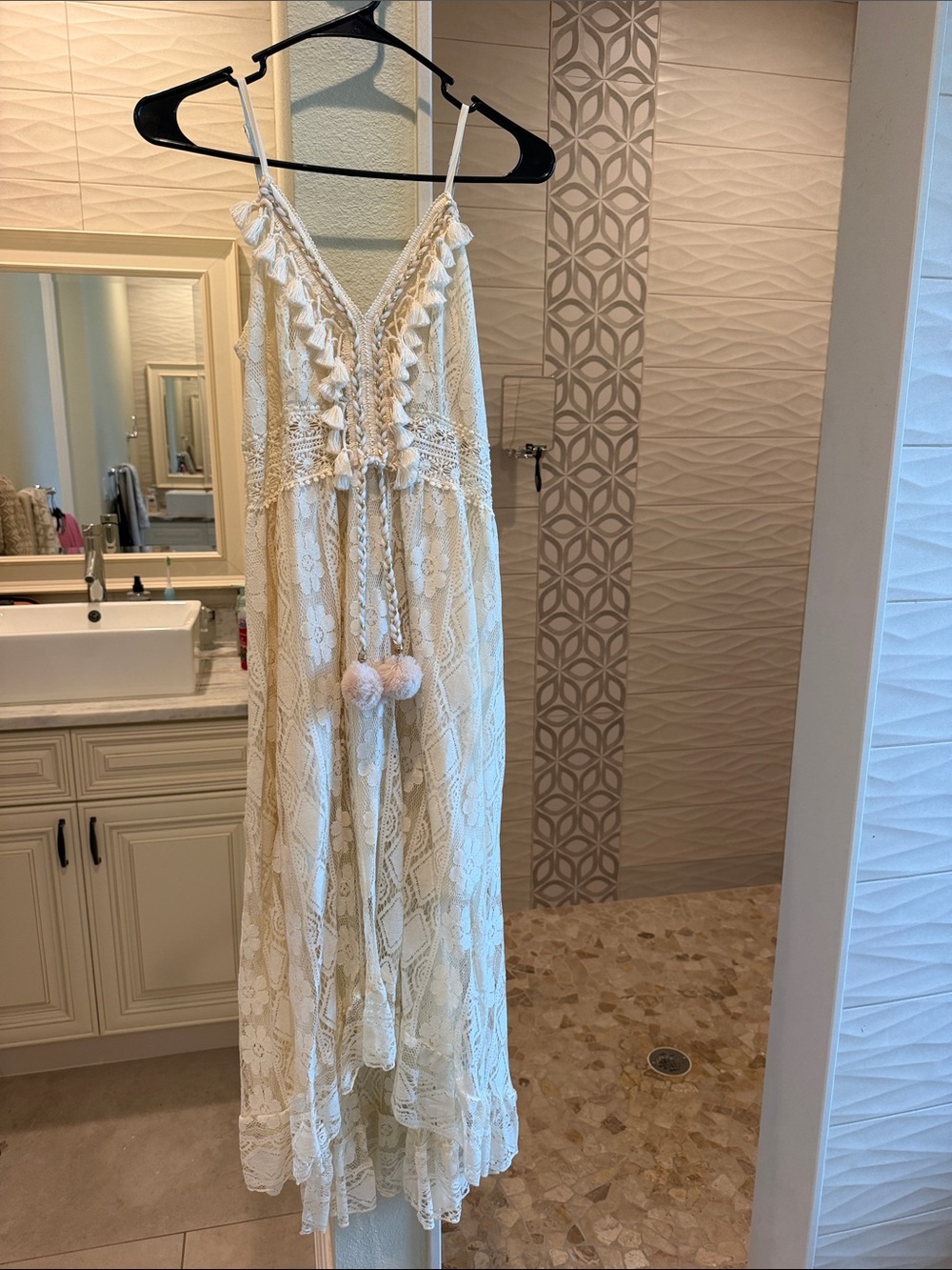 Lace Boho High-Low Sundress